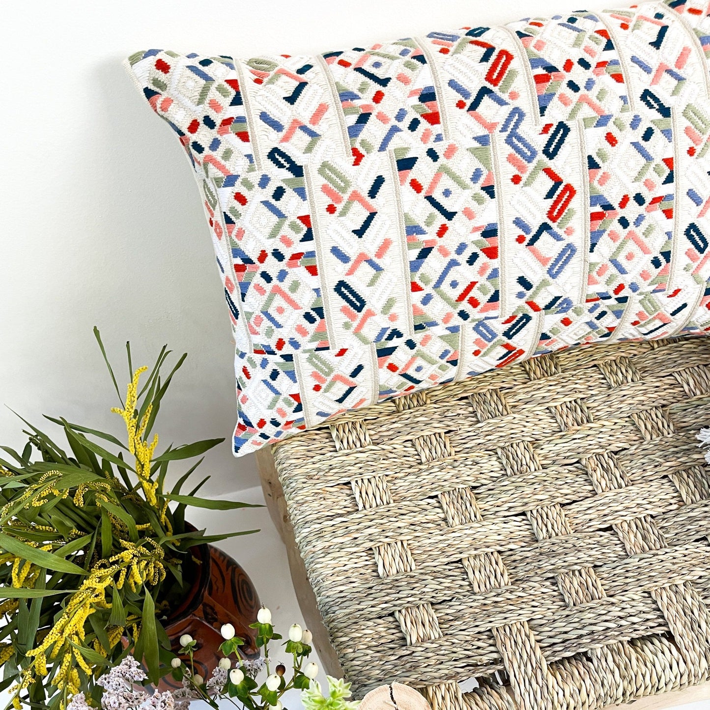 Postmodern Revival Pillow in Memphis