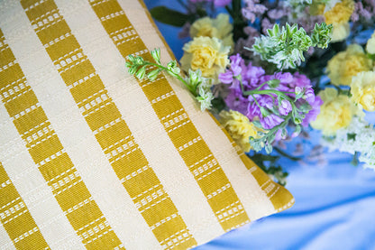 Postmodern Stripe Pillow in Trumpet