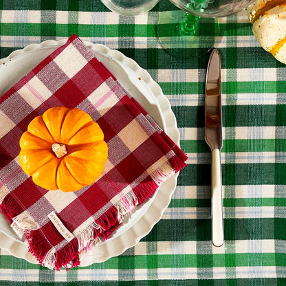 Abigail Plaid Party Napkins | Set of 4