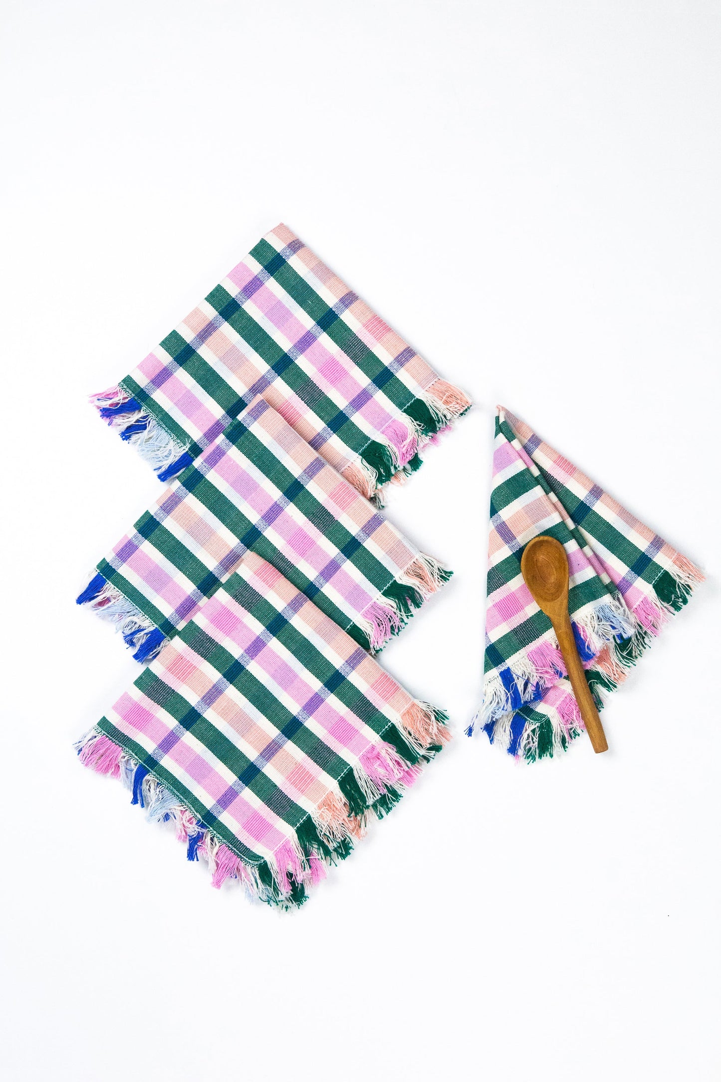 Lola Plaid Party Napkins | Set of 4