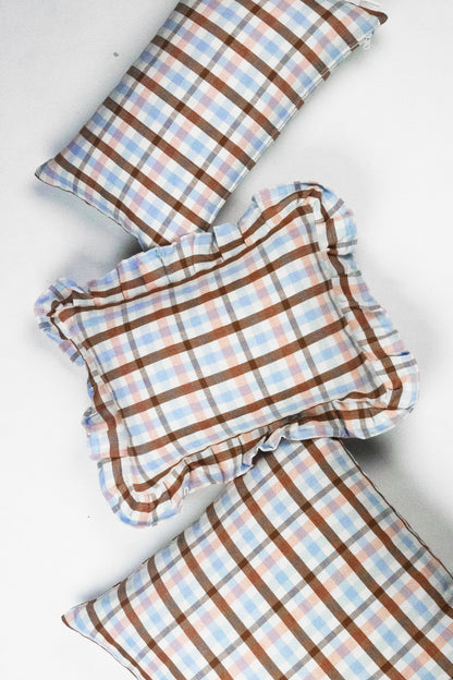Louisa Handwoven Plaid Pillows | Variety