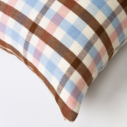 Louisa Handwoven Plaid Pillows | Variety