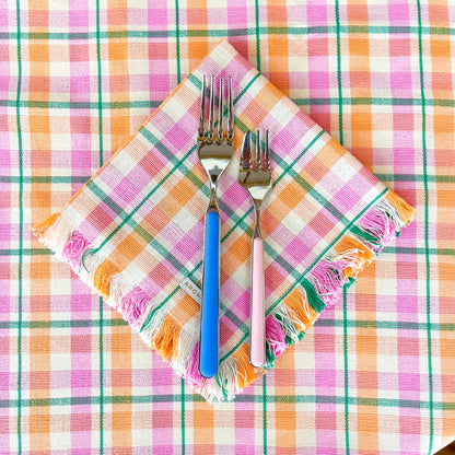 Marguerite Plaid Party Napkins | Set of 4