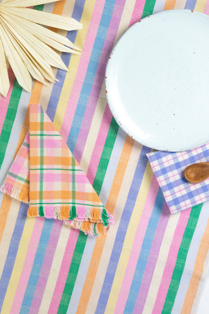 Marguerite Plaid Party Napkins | Set of 4