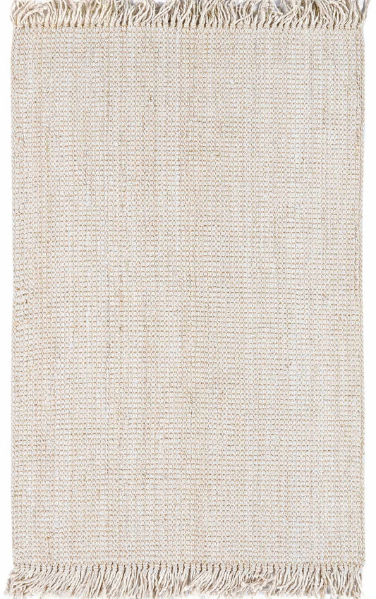 The Cream Fringe Woven Rug