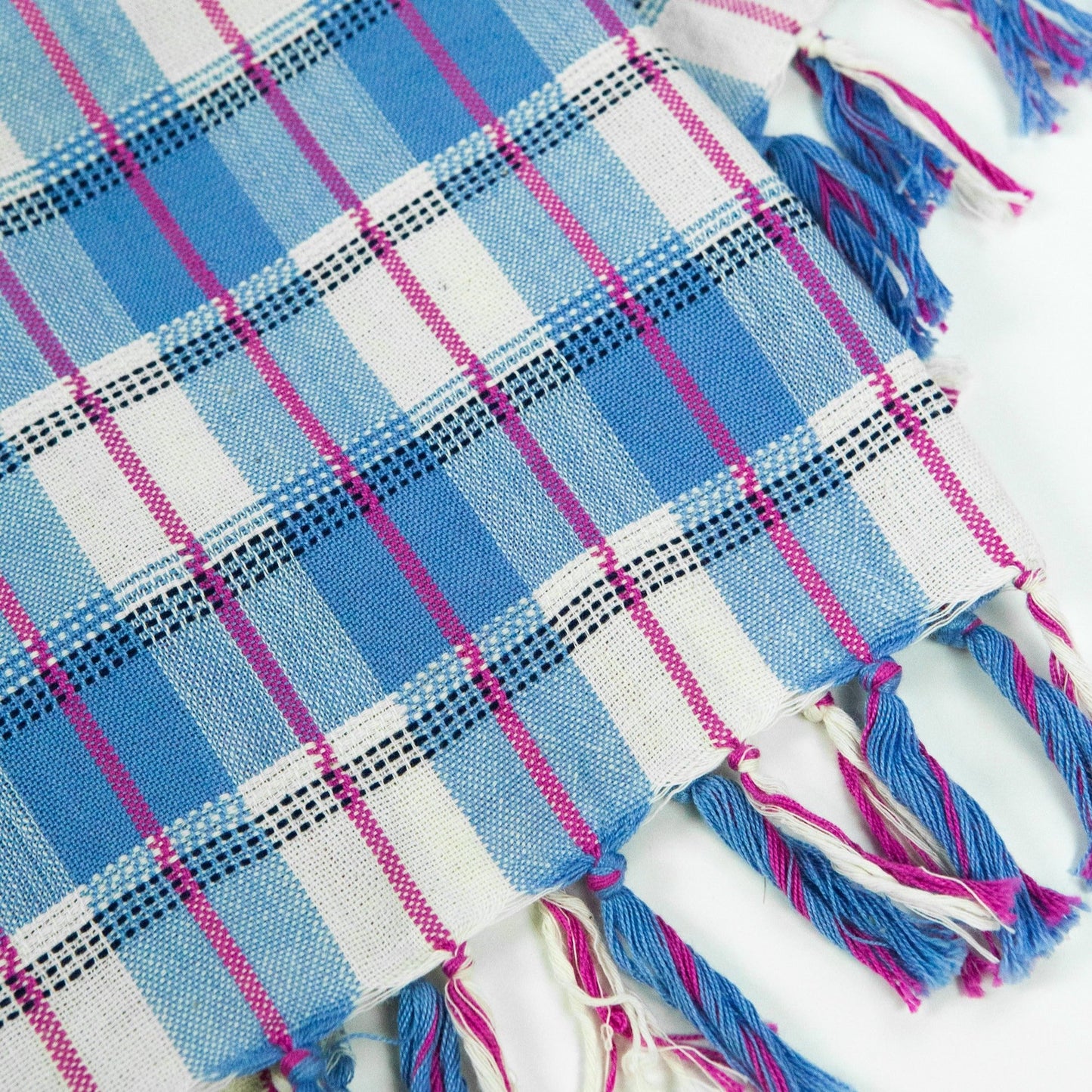 San Andres Blue & White Gingham Kitchen Towel