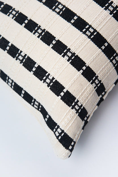 Postmodern Stripe Pillow in Contrast