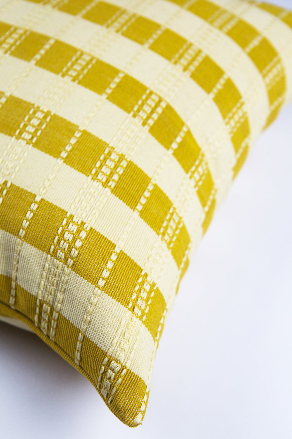 Postmodern Stripe Pillow in Trumpet