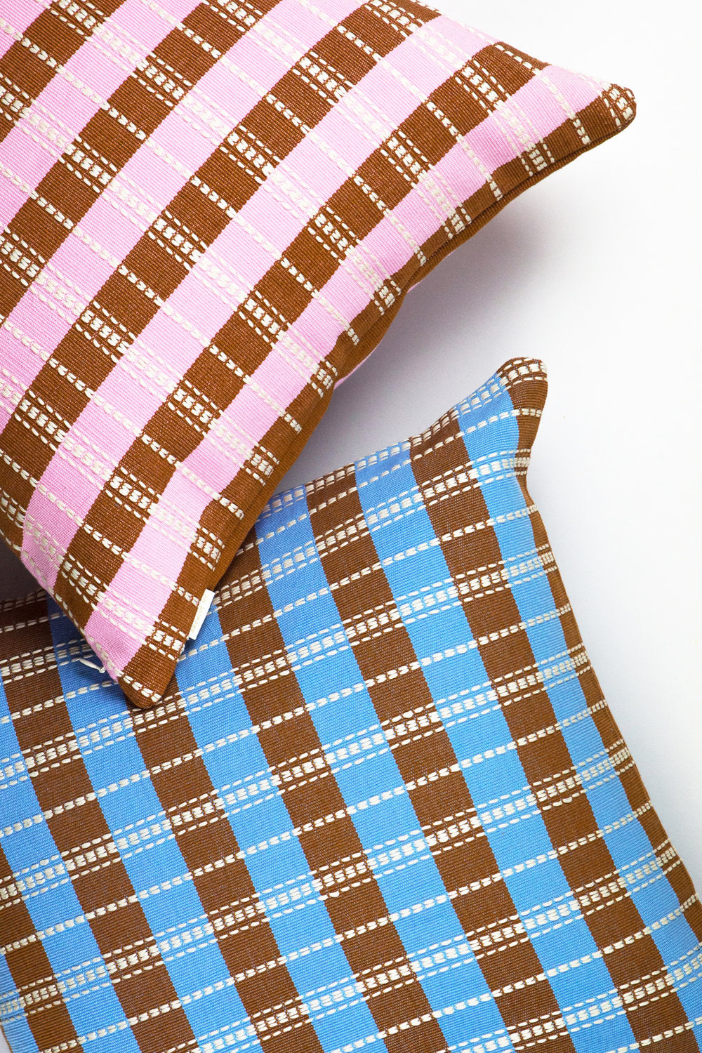 Postmodern Stripe Pillow in Kir Royale