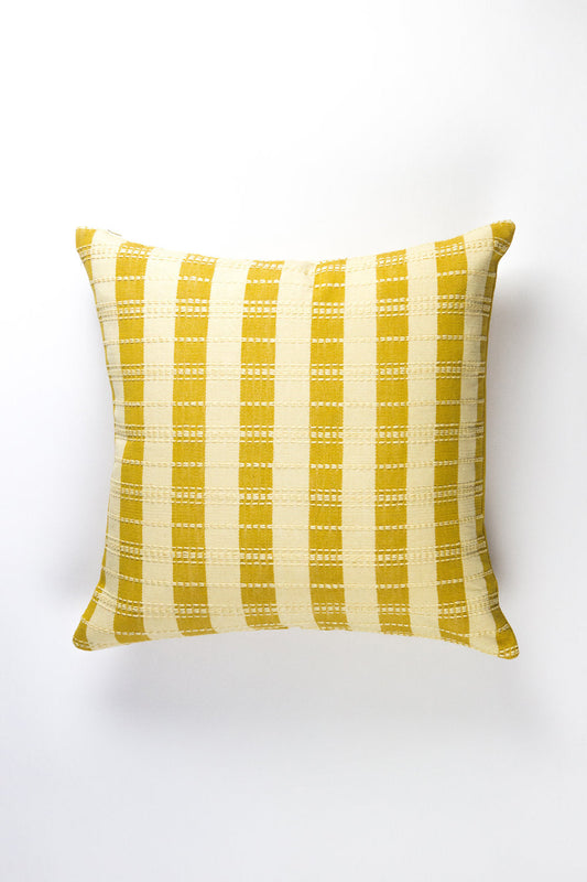 Postmodern Stripe Pillow in Trumpet