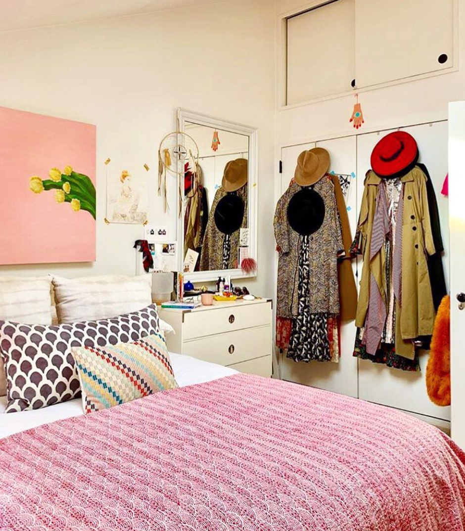 Diagonal Check Pillow in Vintage