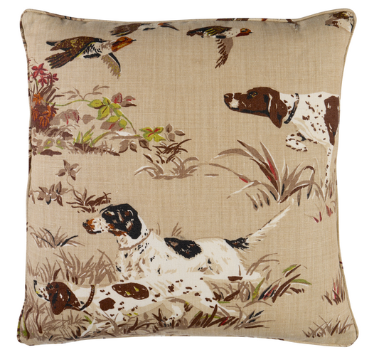 Pointers Pillow Cover | Brown