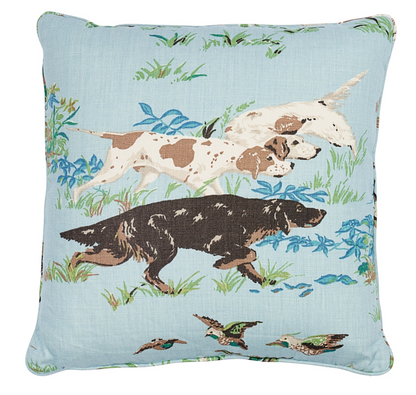 Pointers Pillow Cover | Sky Blue
