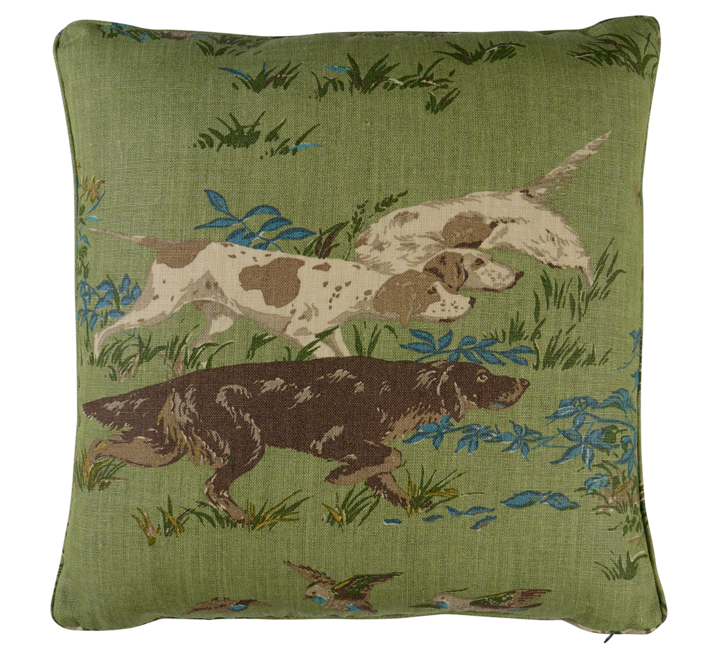 Pointers Pillow Cover | Meadow Green