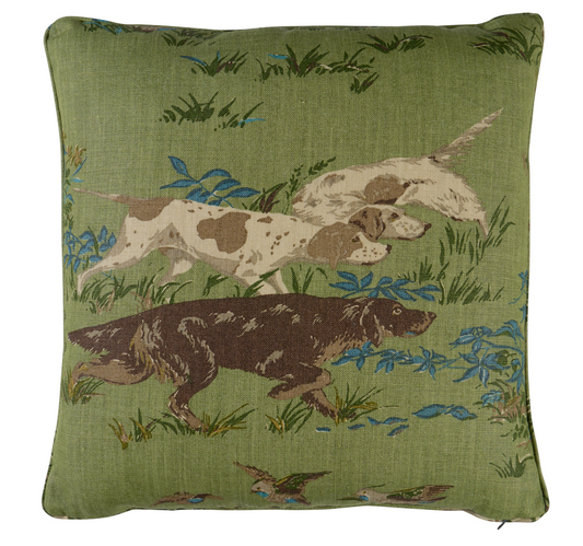 Pointers Pillow Cover | Meadow Green