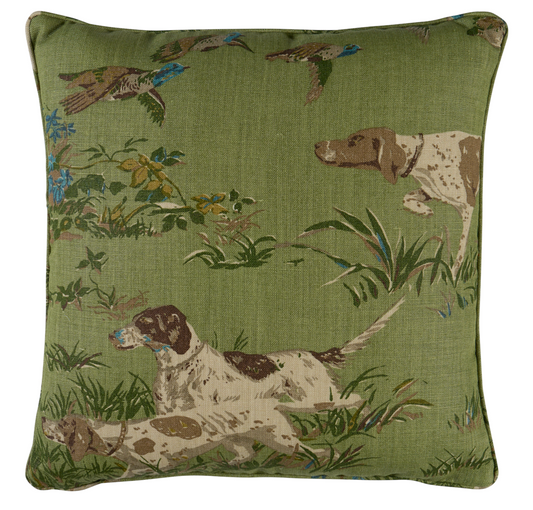 Pointers Pillow Cover | Meadow Green