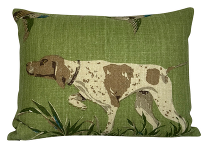 Pointers Pillow Cover | Meadow Green