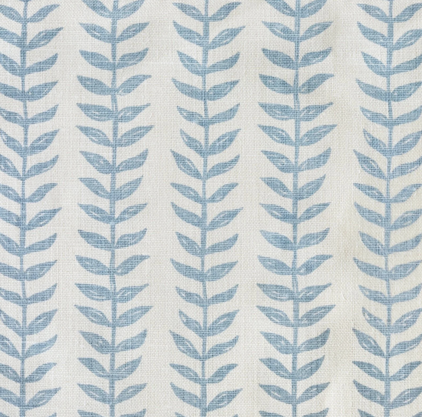 Willow Floral Linen Pillow Cover | Blue