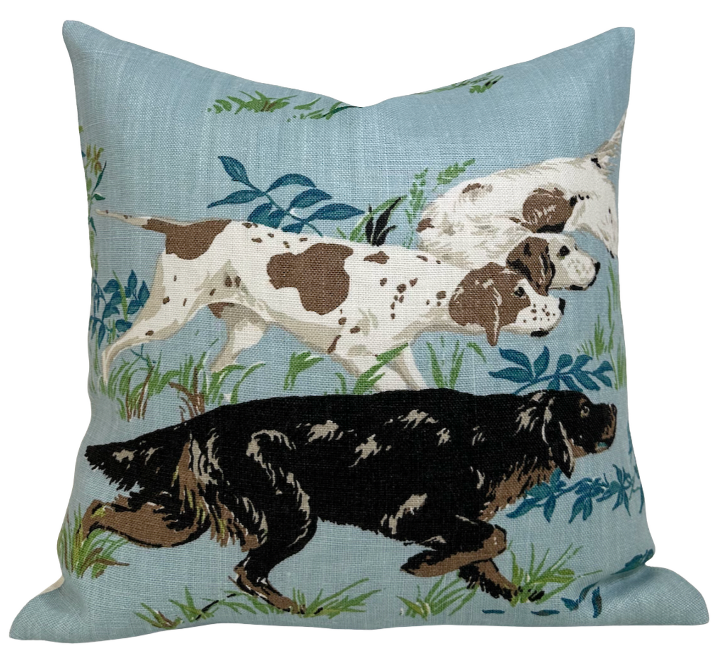 Pointers Pillow Cover | Sky Blue