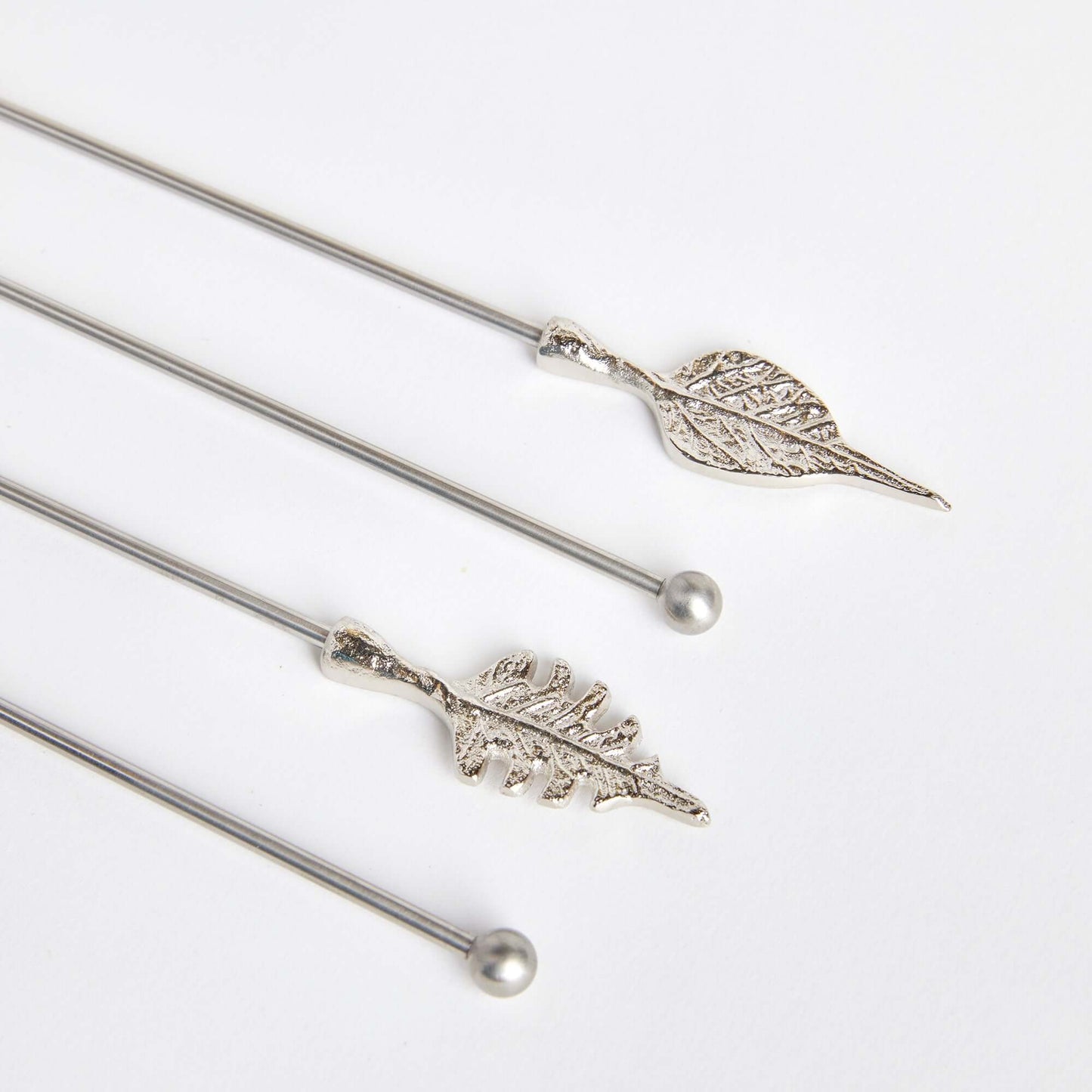 Silver Swizzles | Set of 4