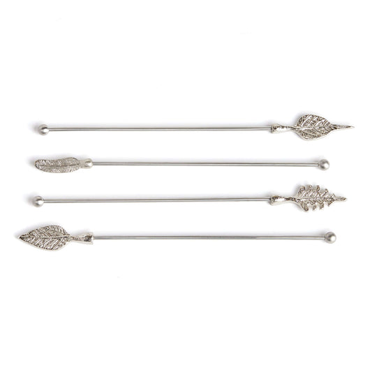 Silver Swizzles | Set of 4