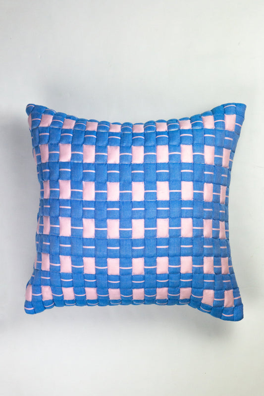 Postmodern Quilted Pillow in Whimsy