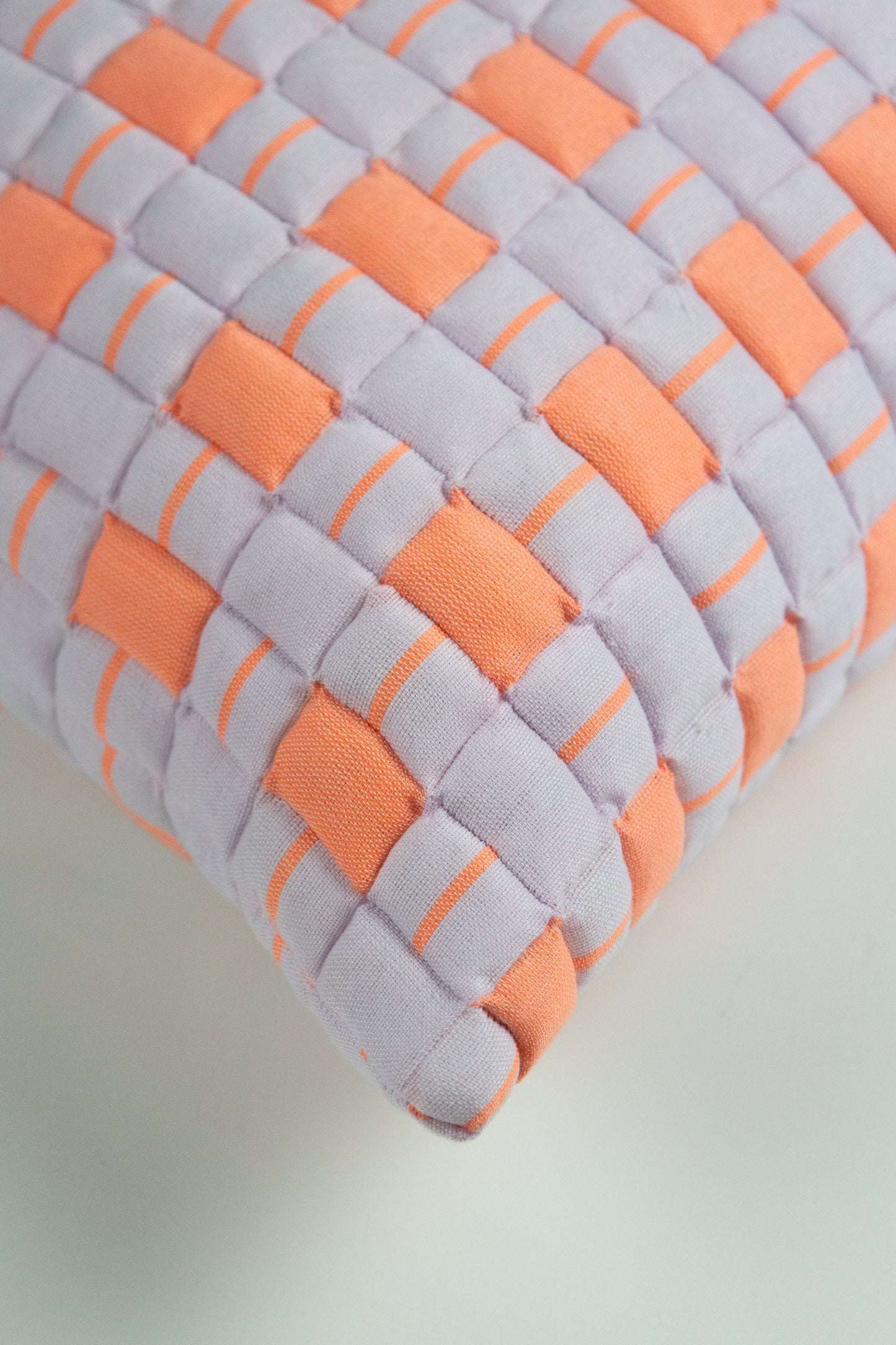 Postmodern Quilted Pillow in Rebel