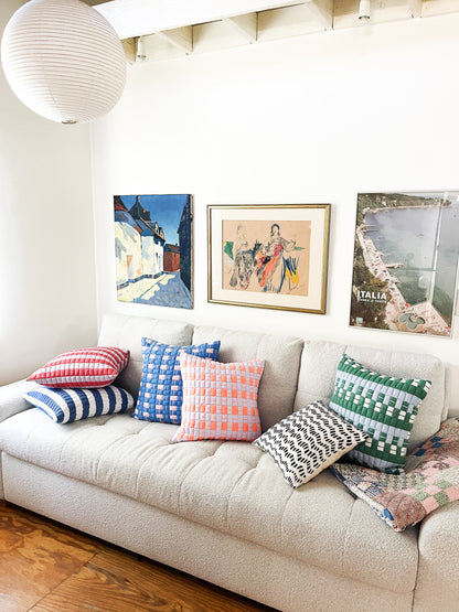 Postmodern Quilted Pillow in Harmony