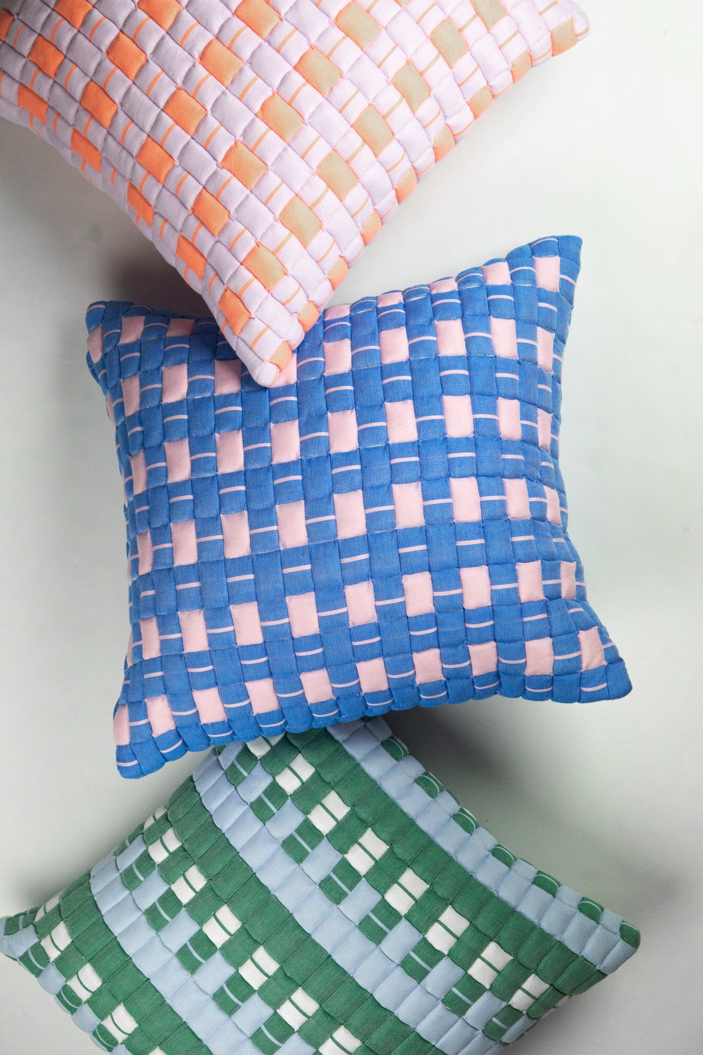 Postmodern Quilted Pillow in Harmony
