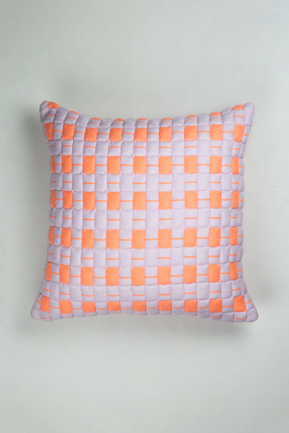 Postmodern Quilted Pillow in Rebel