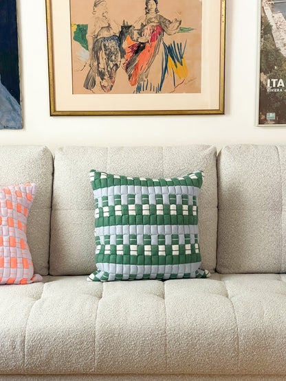 Postmodern Quilted Pillow in Harmony