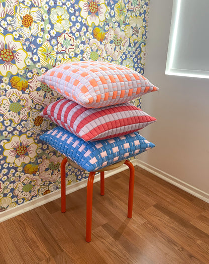 Postmodern Quilted Pillow in Whimsy