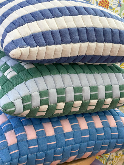 Postmodern Quilted Pillow in Whimsy