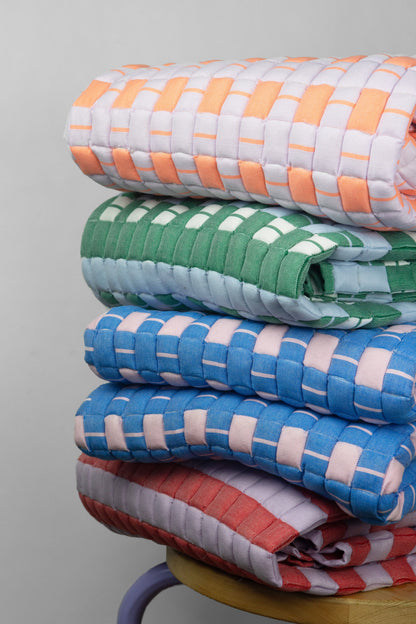 Postmodern Quilted Blanket in Whimsy