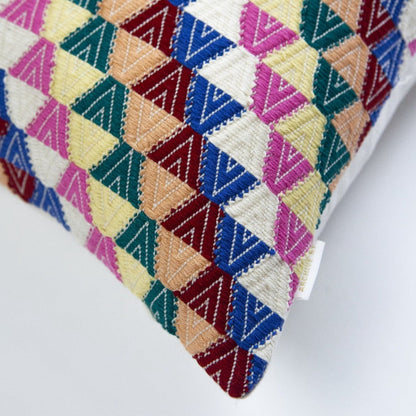 Broken Diamond Pillow in Cacao