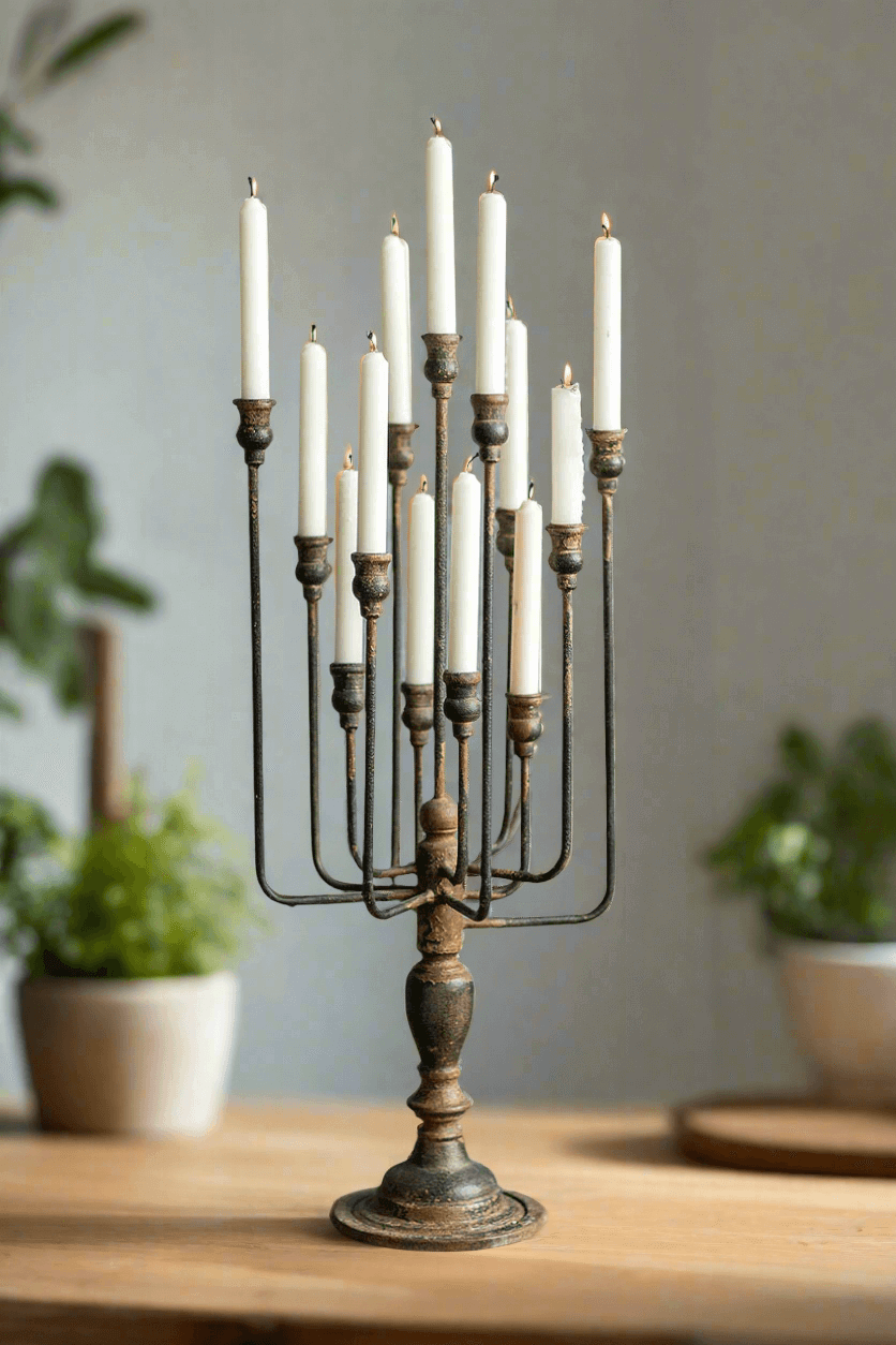 Patinate Nostalgia Candelabra