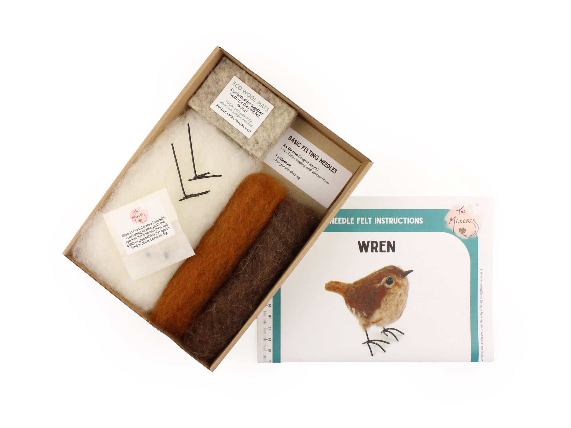 Felting Kit - Wren Needle Felt Kit-3