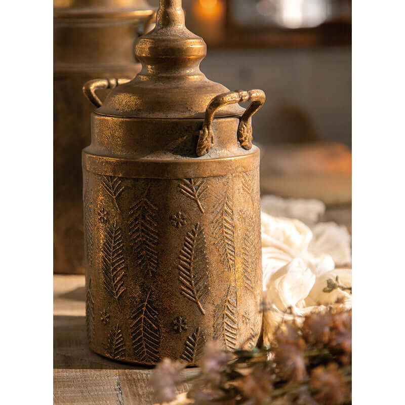 Embossed Nostalgia Canisters with Lids