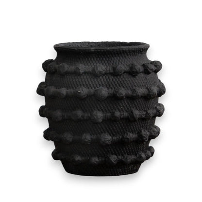 Knot Planter | Obsidian Rust & Cinder