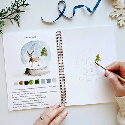 Winter Watercolor Workbook Rust & Cinder