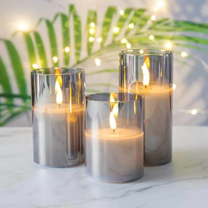 Aurora Flameless Candle | Set of 3
