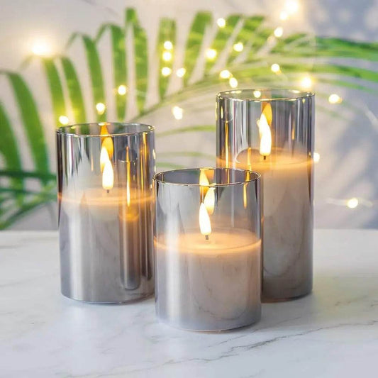 Aurora Flameless Candle | Set of 3