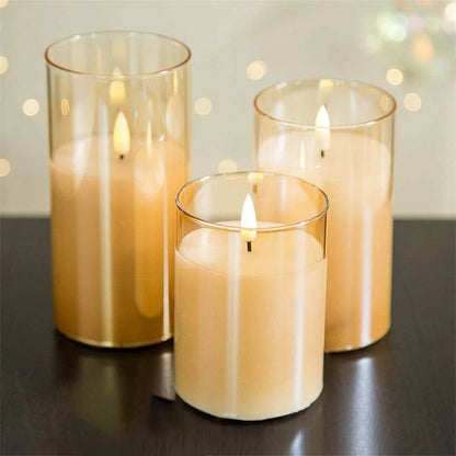 Aurora Flameless Candle | Set of 3