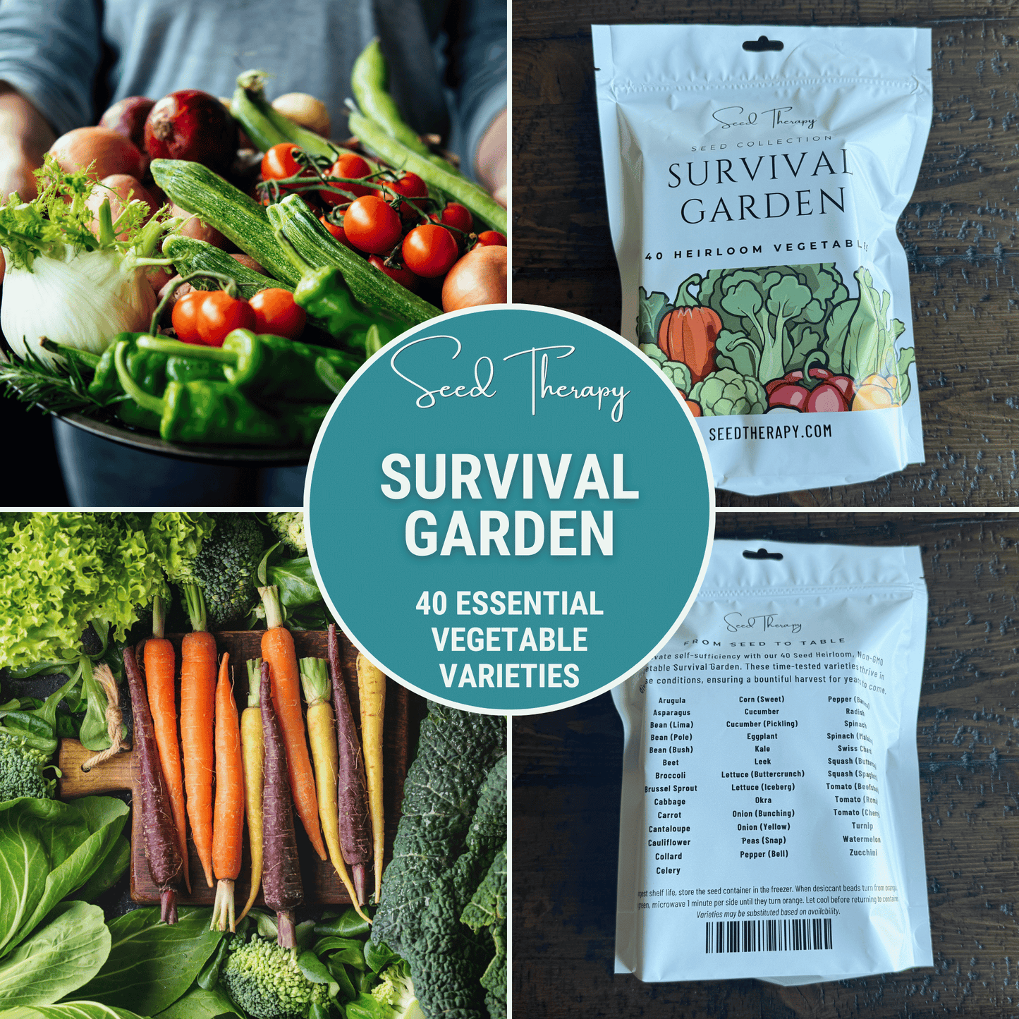 Survival Garden Combo | Vegetable & Medicinal