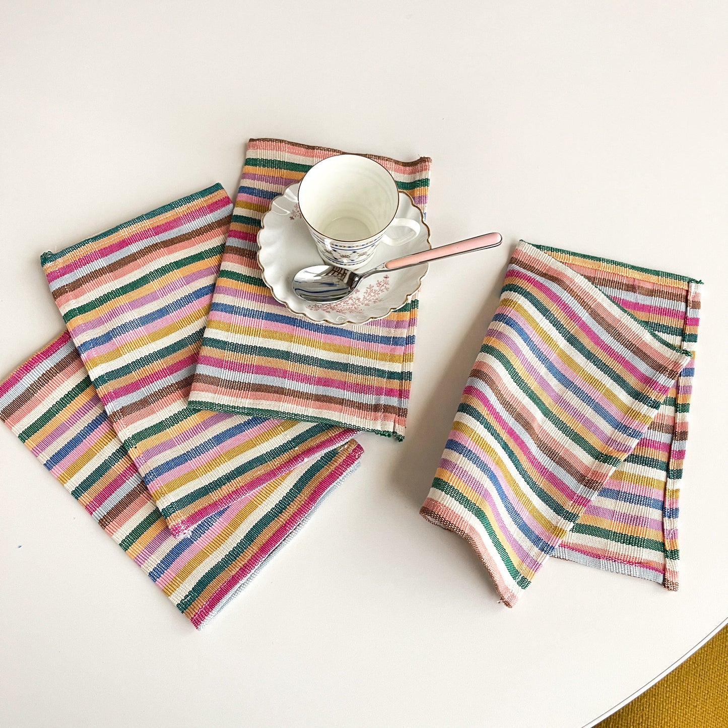 Valentina Rainbow Cocktail Napkin | Set of 4