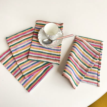 Valentina Rainbow Cocktail Napkin | Set of 4