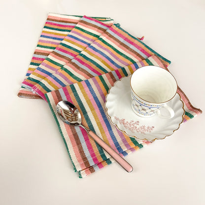 Valentina Rainbow Cocktail Napkin | Set of 4