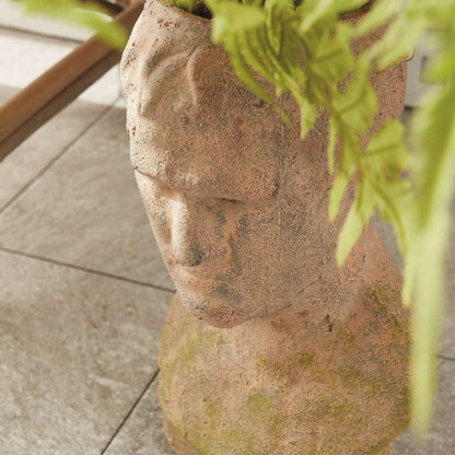 Soulful Greek Bust Planter
