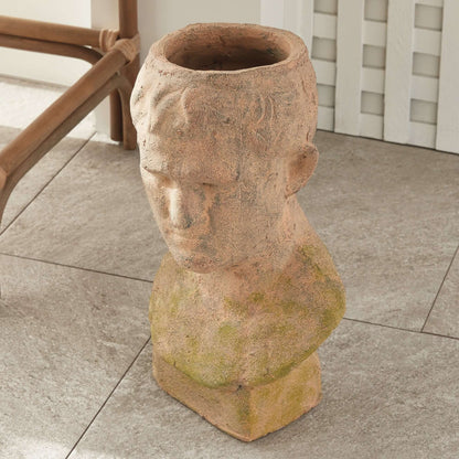 Soulful Greek Bust Planter